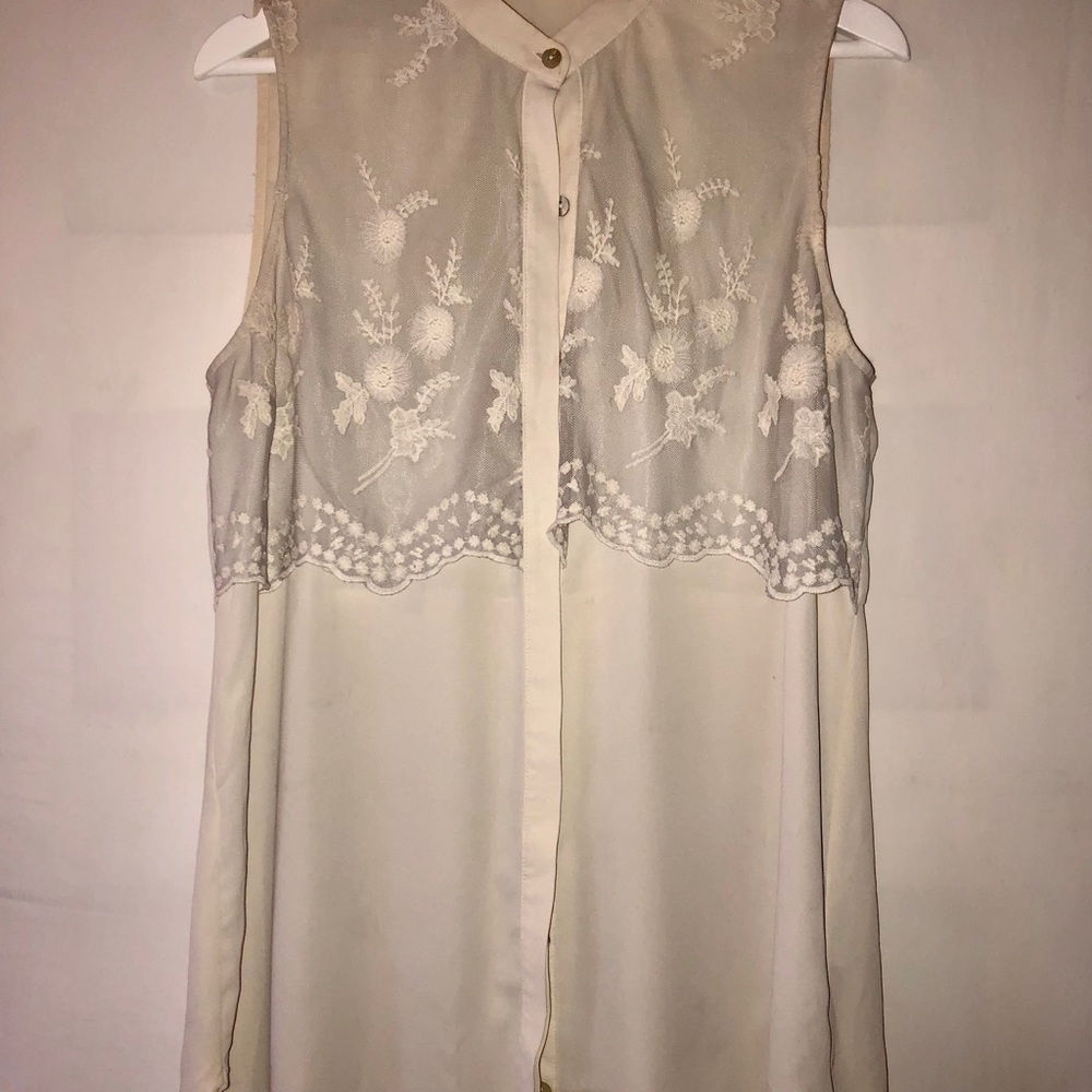 Lace tank top